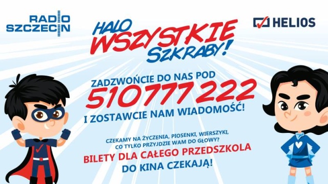 Z okazji zbliżającego się Dnia Dziecka do wygrania są bilety do kina.