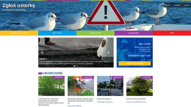 Władze Kołobrzegu chcą sprawniej reagować na różne miejskie awarie i na stronie internetowej miasta uruchamiają specjalną zakładkę do komunikacji z mieszkańcami.