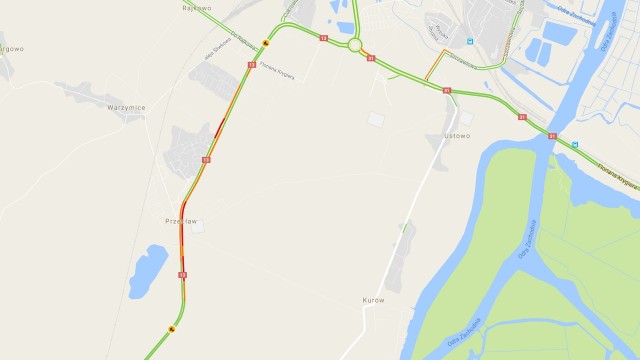 Kolejny dzień korków na krajowej trzynastce, bo rozpoczął się remont nawierzchni między Szczecinem, a węzłem autostradowym Kołbaskowo.