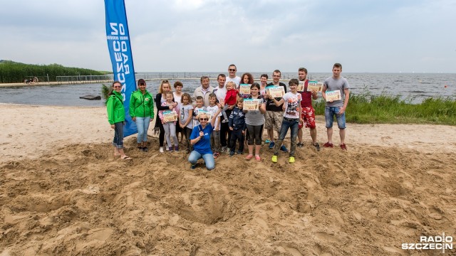 Zakończyło się wakacyjne kopanie na plaży w Trzebieży, czyli Złote Piaski z Radiem Szczecin.