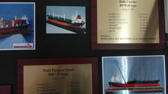 Modele, fotografie oraz dokumentację techniczną statków wyprodukowanych w Szczecinie można zobaczyć w Międzyzdrojach. Eksponaty to np. model pełnorejowca Rickmer Rickmers. Statek zwodowano w 1896 roku, dziś jest obiektem muzealnym w hamburskim porcie.