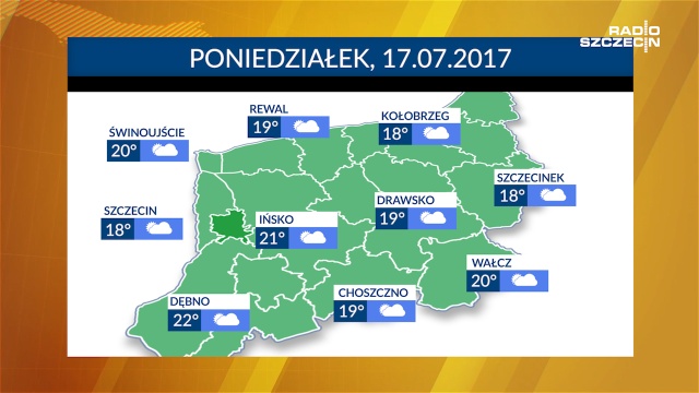 Pogoda zaczyna się poprawiać i coraz bardziej sprzyja wypoczynkowi w okolicznościach przyrody. W środę słupki rtęci w termometrach wystrzelą pod trzydziestą kreskę. Słońca też nie powinno zabraknąć.
