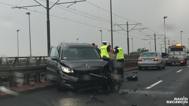 Uwaga kierowcy. Utrudnienia na drodze w kierunku centrum Szczecina.