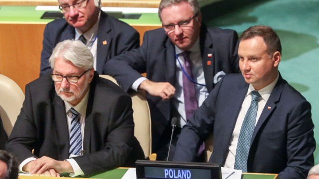 Prezydent Andrzej Duda w przemówieniu podczas 72. sesji Zgromadzenia Ogólnego ONZ w Nowym Jorku podziękował m.in. za wybranie Polski na niestałego członka Rady Bezpieczeństwa ONZ.