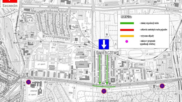 Ulicami wokół cmentarza Centralnego w Szczecinie jeździmy w poniedziałek normalnie. Wyjątek to ulice Karola Miarki oraz Piękna, które aż do wieczora 1 listopada pozostaną jednokierunkowe.