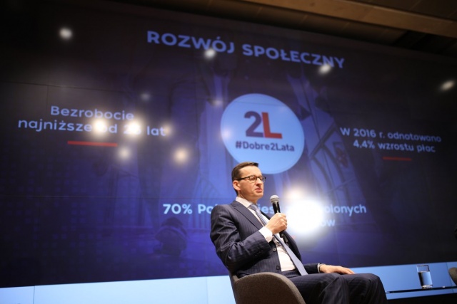 Poziom inwestycji w Polsce na koniec tego roku może sięgnąć 18 procent PKB - poinformował wicepremier Mateusz Morawiecki.