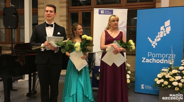 Abir Chanaa ze Szczecina i Michał Janicki z Warszawy laureatami I Ogólnopolskiego Konkursu Wokalnego im. Carla Loewe w Szczecinie.