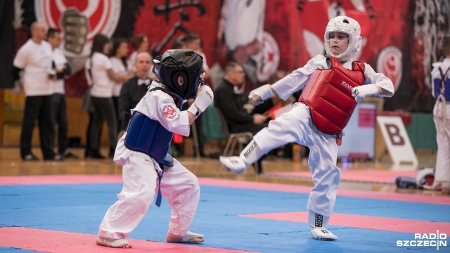 Ponad 400 zawodników i zawodniczek walczy w Szczecinie, gdzie trwa Międzynarodowy Turniej Karate Kyokushin.