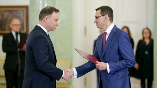 W poniedziałek prezydent powoła rząd Morawieckiego