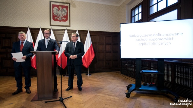 Ponad 24 miliony złotych dla dwóch szpitali klinicznych w Szczecinie - to nadzwyczajnie rządowe dofinansowanie. Za te pieniądze utworzone będzie Centrum Urazowe dla dorosłych i dzieci przy ul. Unii Lubelskiej oraz zakupiony będzie sprzęt medyczny dla szpitala na Pomorzanach i Klinki Stomatologicznej.