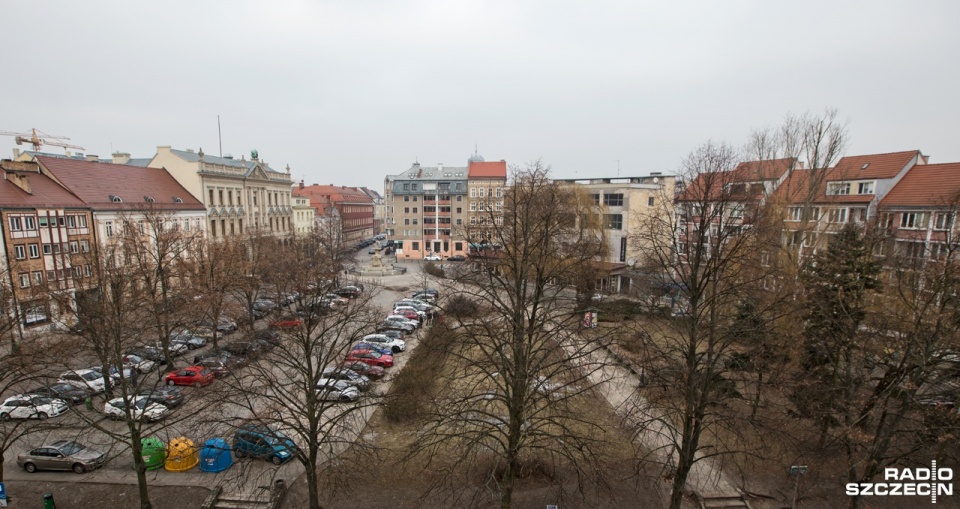 Plac Orła Białego w Szczecinie. Fot. Weronika Łyczywek [Radio Szczecin]