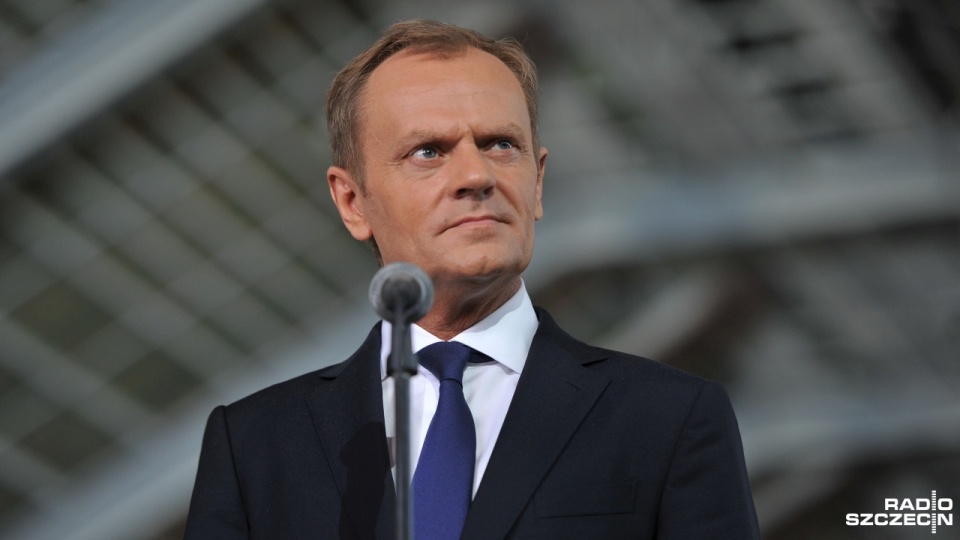 Donald Tusk. Fot. Łukasz Szełemej [Radio Szczecin/Archiwum]