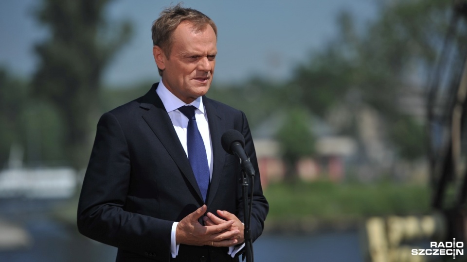 Donald Tusk. Fot. Łukasz Szełemej [Radio Szczecin/Archiwum]