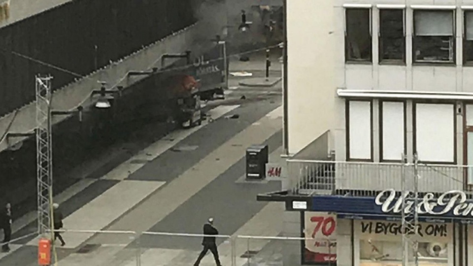 Zamach w Sztokholmie. Fot. twitter.com @AnonScan