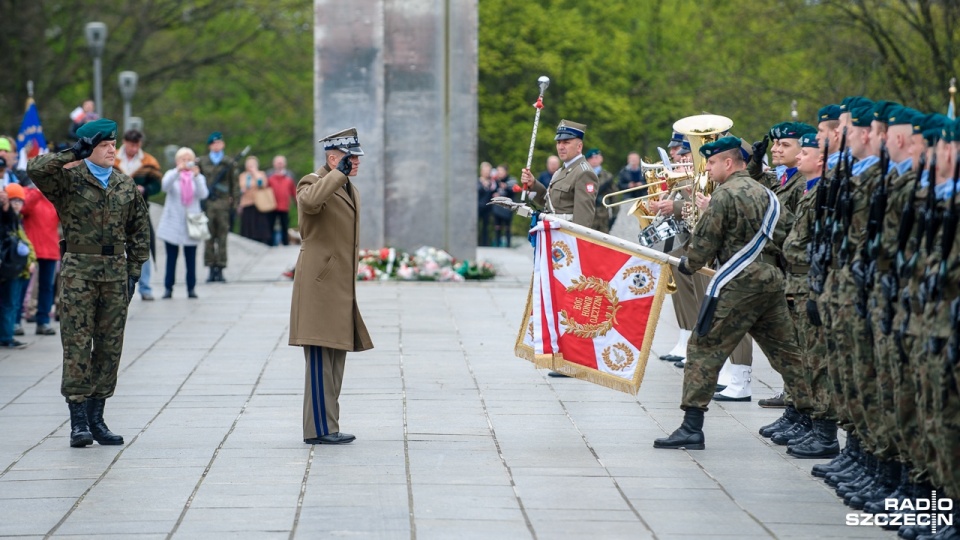 Obchody Święta Narodowego Trzeciego Maja w Szczecinie. Fot. Olaf Nowicki [Radio Szczecin]