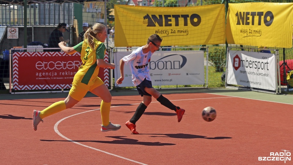 Eliminacje Netto Mini Mundialu 2017 w Dźwirzynie. Mecz finałowy Argentyna - Australia. Fot. Maciej Papke [Radio Szczecin]