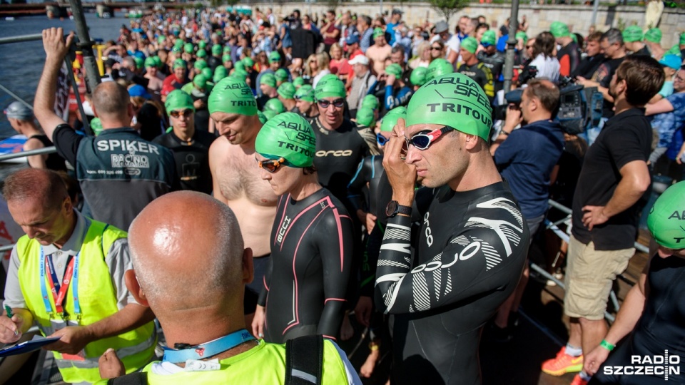 Uczestnicy Triathlonu 2017 w Szczecinie. Fot. Olaf Nowicki [Radio Szczecin/Archiwum]