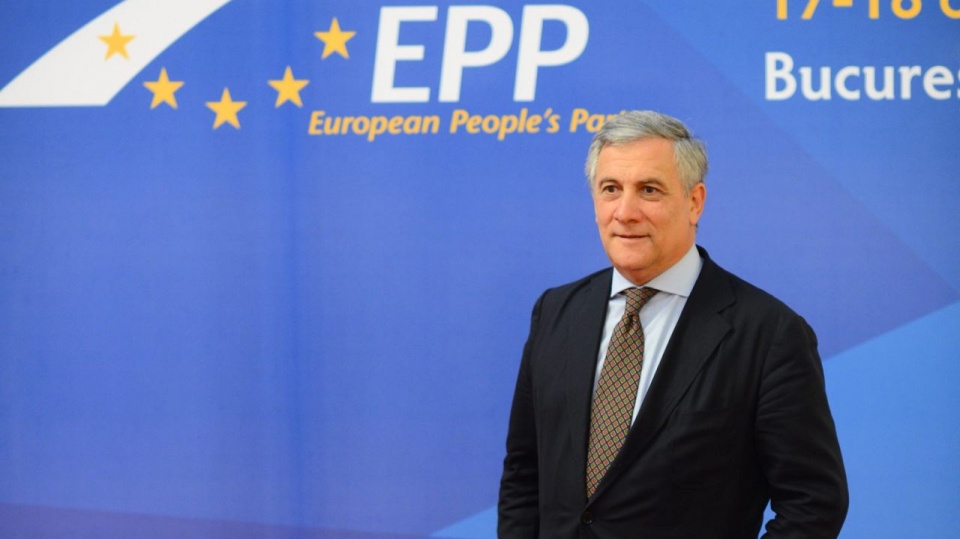 Przewodniczący Parlamentu Europejskiego Antonio Tajani. źródło: https://en.wikipedia.org/wiki/Antonio_Tajani