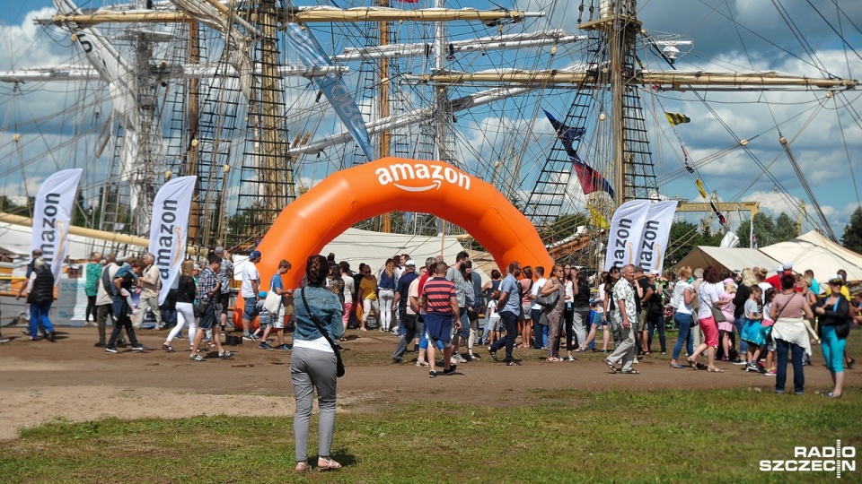 Amazon rekrutuje na pokładzie "Tre Kronor af Stockholm". Fot. Olaf Nowicki [Radio Szczecin]