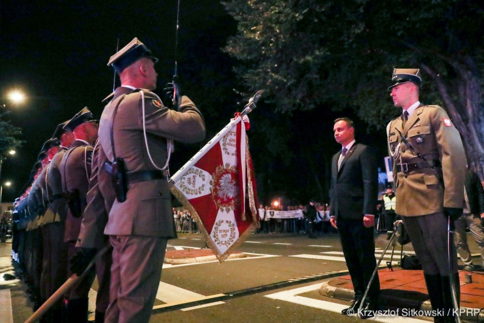 Prezydent Andrzej Duda na uroczystościach w Wieluniu. Fot. Krzysztof Sitkowski/KPRP, www.prezydent.pl