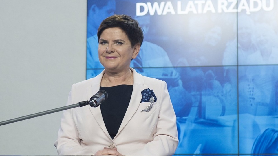 Premier Beata Szydło. Źródło fot. www.twitter.com/premierrp