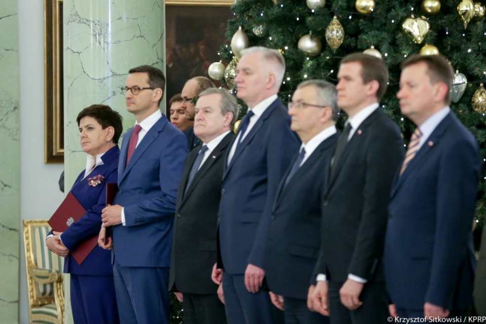 Prezydent przyjął dymisję Beaty Szydło i desygnował Mateusza Morawieckiego na premiera. Fot. Krzysztof Sitkowski/KPRP, źródło: www.prezydent.pl