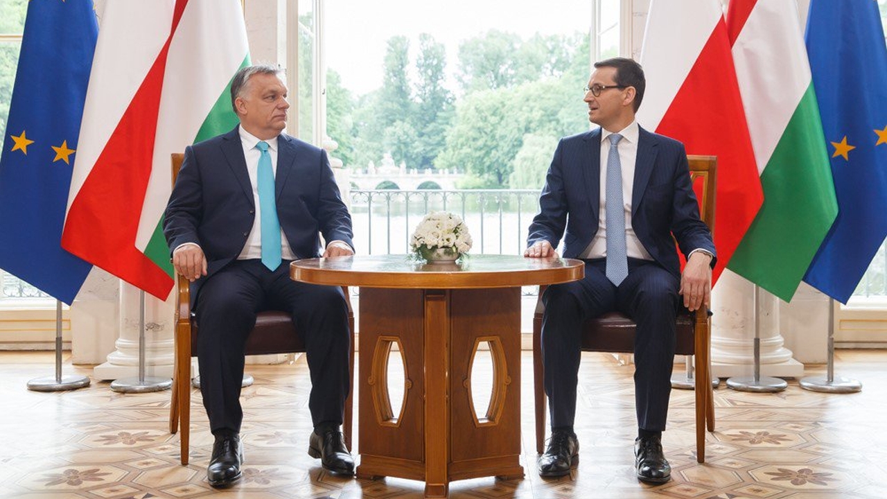 Spotkanie Viktora Orbána i premiera Mateusza Morawieckiego. Fot. www.twitter.com/premierrp