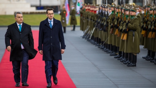 Premier Mateusz Morawiecki i Viktor Orban. Fot. Kancelaria Prezesa Rady Ministrów, www.premier.gov.pl Koniec wizyty premiera Morawieckiego na Węgrzech [WIDEO, ZDJĘCIA]