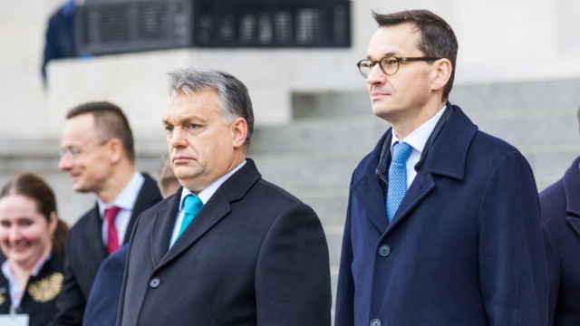 Premier Mateusz Morawiecki i Viktor Orban. Fot. Kancelaria Prezesa Rady Ministrów, www.premier.gov.pl Koniec wizyty premiera Morawieckiego na Węgrzech [WIDEO, ZDJĘCIA]