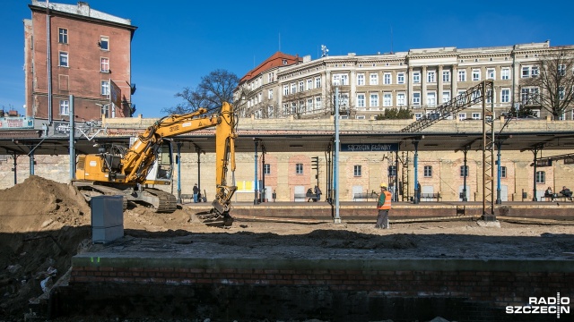 Łączny koszt drugiego etapu modernizacji to około 60 mln złotych. Fot.Weronika Łyczywek [Radio Szczecin] "Ma być jedną z najnowocześniejszych stacji w Polsce". Dworzec PKP w remoncie [WIDEO, ZDJĘCIA]