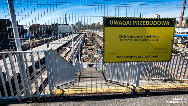 Łączny koszt drugiego etapu modernizacji to około 60 mln złotych. Fot.Weronika Łyczywek [Radio Szczecin] "Ma być jedną z najnowocześniejszych stacji w Polsce". Dworzec PKP w remoncie [WIDEO, ZDJĘCIA]