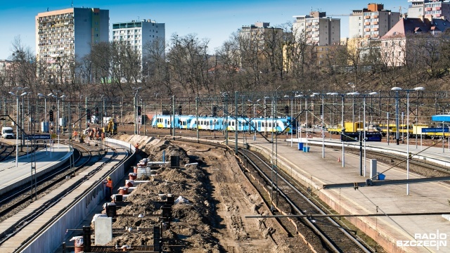 Łączny koszt drugiego etapu modernizacji to około 60 mln złotych. Fot.Weronika Łyczywek [Radio Szczecin] "Ma być jedną z najnowocześniejszych stacji w Polsce". Dworzec PKP w remoncie [WIDEO, ZDJĘCIA]