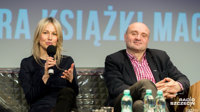 Magdalena Ogórek dodała, że rodzina Otto von Wächtera próbowała bezskutecznie zablokować wydanie książki. „Lista Wächtera” stała się już bestsellerem. Fot. Robert Stachnik [Radio Szczecin] "Lista Wächtera", czyli spotkanie z dr Magdaleną Ogórek w Radiu Szczecin [WIDEO, ZDJĘCIA]