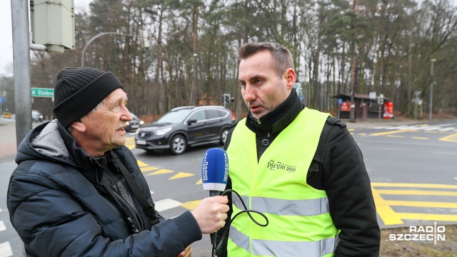 Nowe rondo przy Głębokim. Fot. Robert Stachnik [Radio Szczecin] Nowe rondo przy Głębokim [WIDEO, ZDJĘCIA]