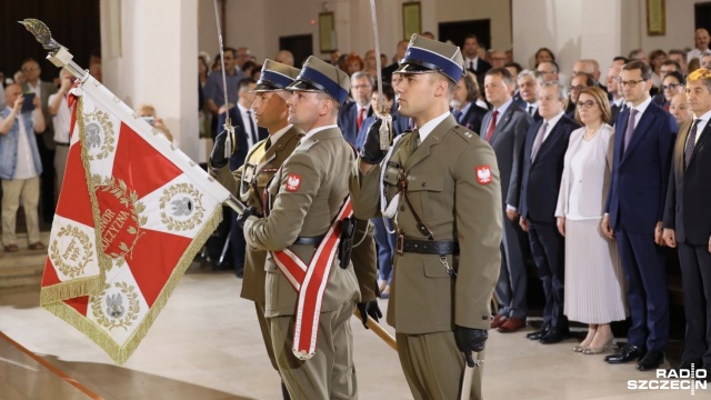 Msza święta w kościele pod wezwaniem Świętej Rodziny przy ulicy Królowej Korony Polskiej w Szczecinie. Fot. Robert Stachnik [Radio Szczecin] "To był pierwszy polski mąż stanu, który podkreślił rolę Szczecina i Pomorza Zachodniego"