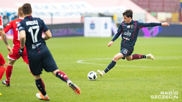 Pogoń Szczecin - Miedź Legnica 2:0 (0:0). Fot. Robert Stachnik [Radio Szczecin] Czwarte z rzędu zwycięstwo Pogoni. Dwie bramki Guarrotxeny [WIDEOx2, DUŻO ZDJĘĆ]