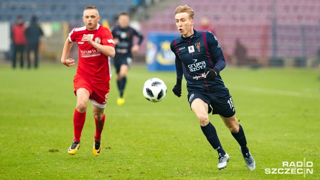 Pogoń Szczecin - Miedź Legnica 2:0 (0:0). Fot. Robert Stachnik [Radio Szczecin] Czwarte z rzędu zwycięstwo Pogoni. Dwie bramki Guarrotxeny [WIDEOx2, DUŻO ZDJĘĆ]