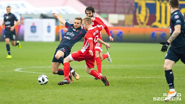 Pogoń Szczecin - Miedź Legnica 2:0 (0:0). Fot. Robert Stachnik [Radio Szczecin] Czwarte z rzędu zwycięstwo Pogoni. Dwie bramki Guarrotxeny [WIDEOx2, DUŻO ZDJĘĆ]