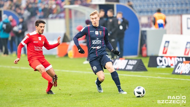 Pogoń Szczecin - Miedź Legnica 2:0 (0:0). Fot. Robert Stachnik [Radio Szczecin] Czwarte z rzędu zwycięstwo Pogoni. Dwie bramki Guarrotxeny [WIDEOx2, DUŻO ZDJĘĆ]