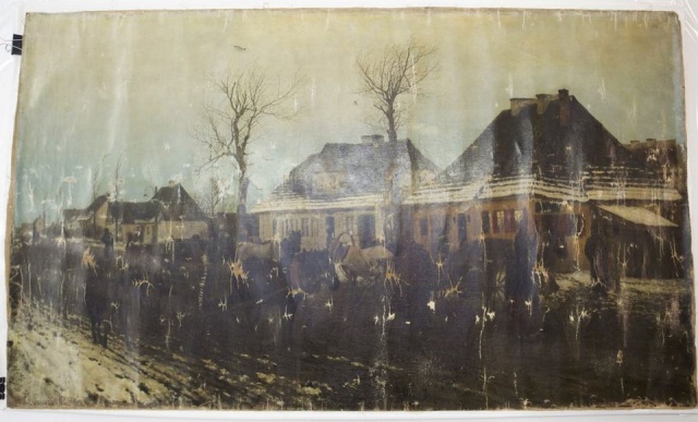 Uznany za zaginiony w czasie II wojny światowej obraz Maksymiliana Gierymskiego Zima w małym miasteczku wraca do Krakowa.