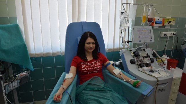 22-letnia Estera Ślusarczyk z Gryfina w minioną środę oddała szpik w warszawskim Instytucie Hematologii i Transfuzjologii.