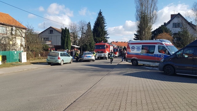 Na ulicy Reczańskiej w Szczecinie doszło do eksplozji butli z gazem.
