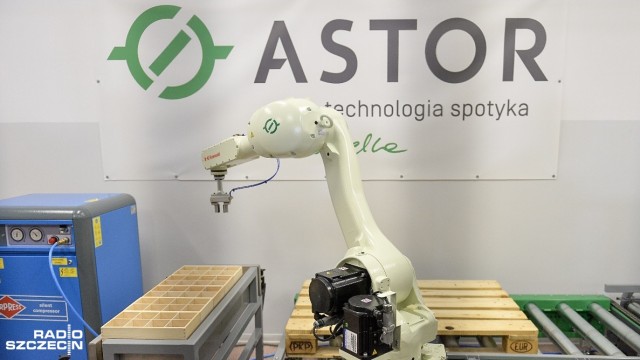 Układają wzory z kolorowych klocków, piszą inicjały i ciężko je oszukać - mowa o robotach w nowym laboratorium Akademii Morskiej w Szczecinie.