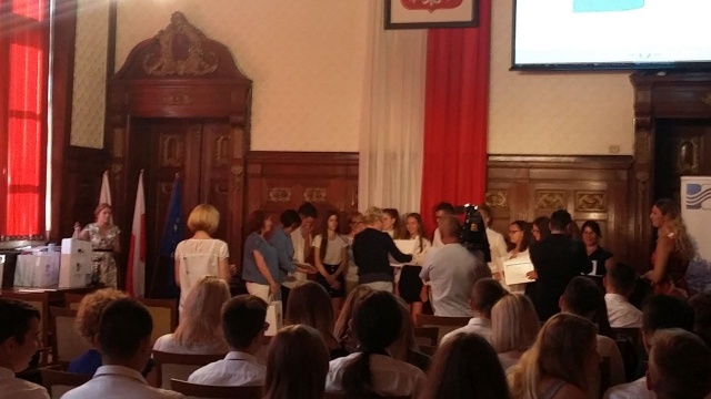 Jedna gala - dwa konkursy dla dzieci i młodzieży - oba organizowane przez Kuratorium Oświaty w Szczecinie.