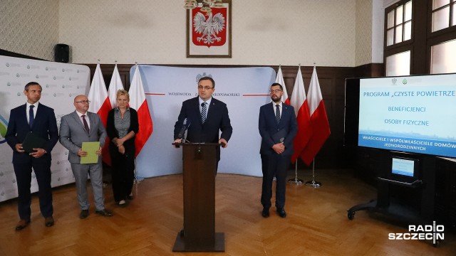 103 miliardy złotych zostało przeznaczonych na rządowy program Czyste powietrze - informuje wojewoda zachodniopomorski Tomasz Hinc.
