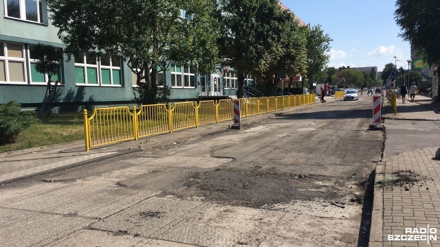 Przedłuża się remont ulic Rydla i Batalionów Chłopskich w Szczecinie. Będą gotowe nie wcześniej niż w sierpniu.