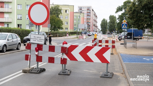 Jeszcze przez dwa tygodnie nieprzejezdne będzie skrzyżowanie ulic Wąskiej i Niedziałkowskiego w Szczecinie.