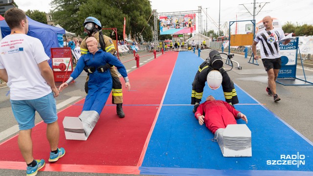 Ponad 150 strażaków z całej Europy sprawdza swoje siły na Wałach Chrobrego w Szczecinie. Trwa tam ósma edycja zmagań Firefighter Combat Challenge. To wydarzenie, które co roku towarzyszy Międzynarodowemu Festiwalowi Sztucznych Ogni Pyromagic.