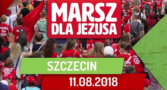 Marsz dla Jezusa przejdzie dziś ulicami Szczecina. Główni organizatorzy - grupa lokalnych protestanckich Kościołów - zapraszają wszystkich, którzy kochają Jezusa i uważają się za chrześcijan.