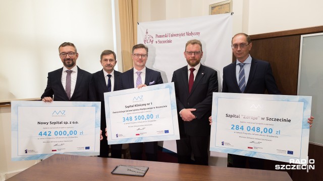 Ponad milion złotych przekazało ministerstwo zdrowia na szczecińskie szpitale. Pieniądze trafią na doposażenie szpitalnych oddziałów ratunkowych.